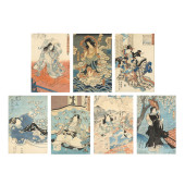 A SELECTION OF SEVEN JAPANESE