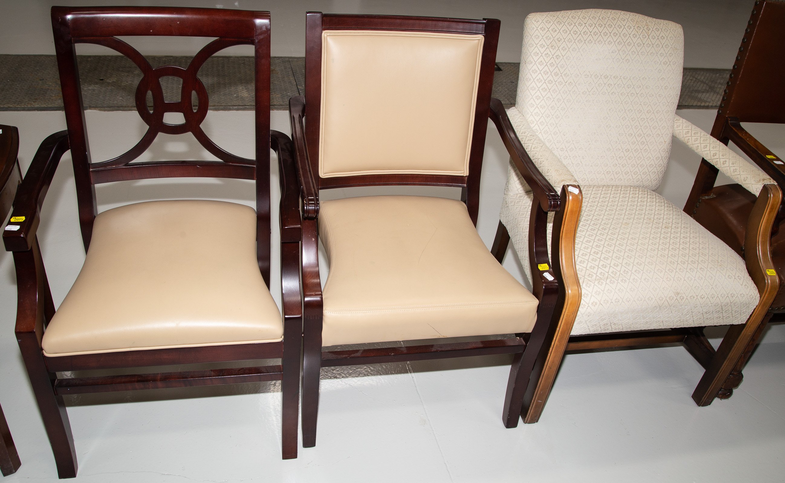 A SELECTION OF SIX CHAIRS