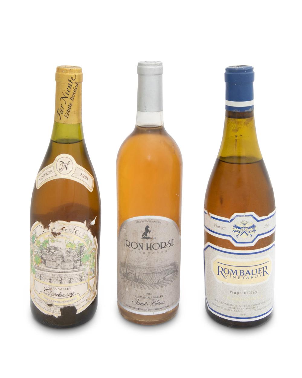 A SELECTION OF WHITE WINE (14)A