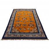 A SEMI ANTIQUE CHINESE CARPET