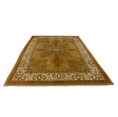 A SEMI ANTIQUE MOROCCAN CARPET