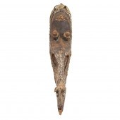 A SEPIK RIVER ANIMAL MASK WITH