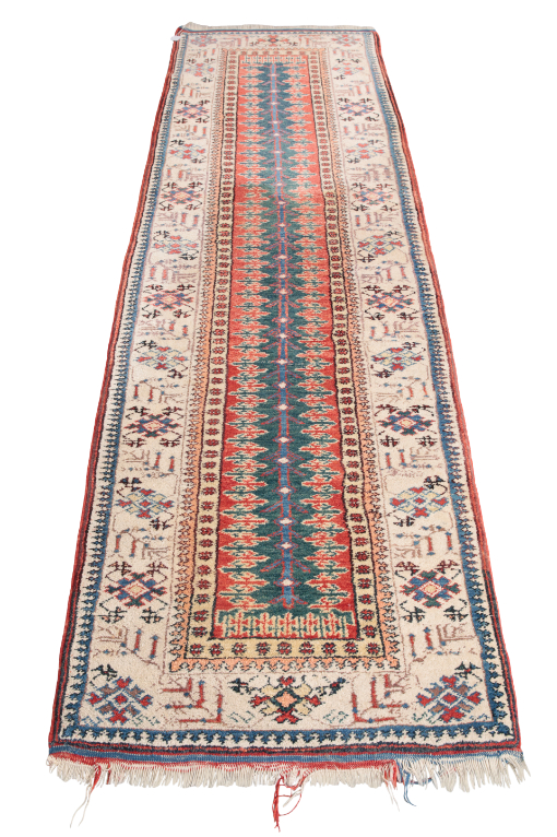 A SERAB STYLE RUNNER woven in