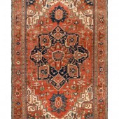 A Serapi Wool Rug
Late 19th Ce