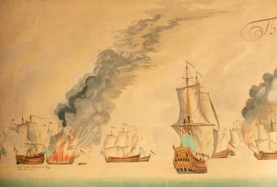 A series of ten marine panorama