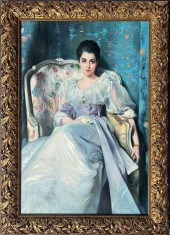 A. SERRURE, PORTRAIT OF A LADY