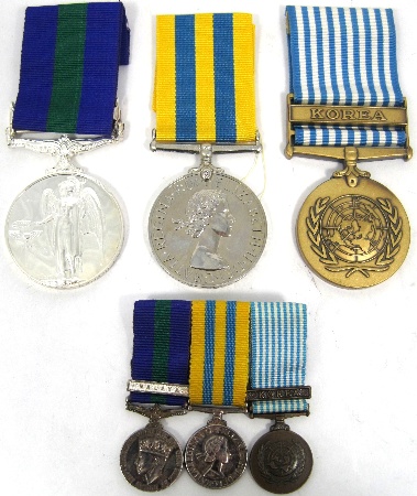 A set 3 Medals Awarded to