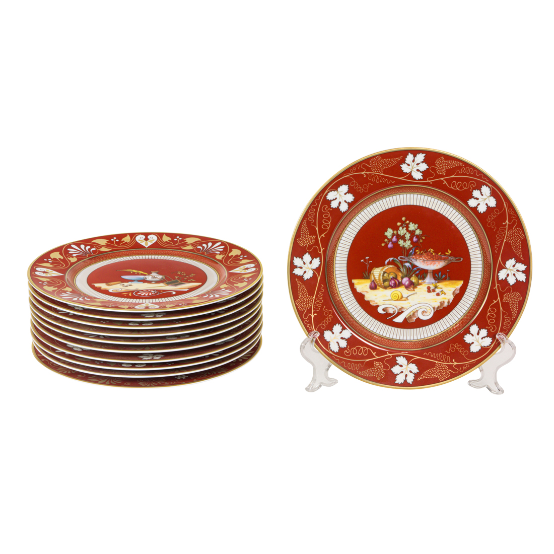 A SET OF 11 LIMOGES ANCIENNE