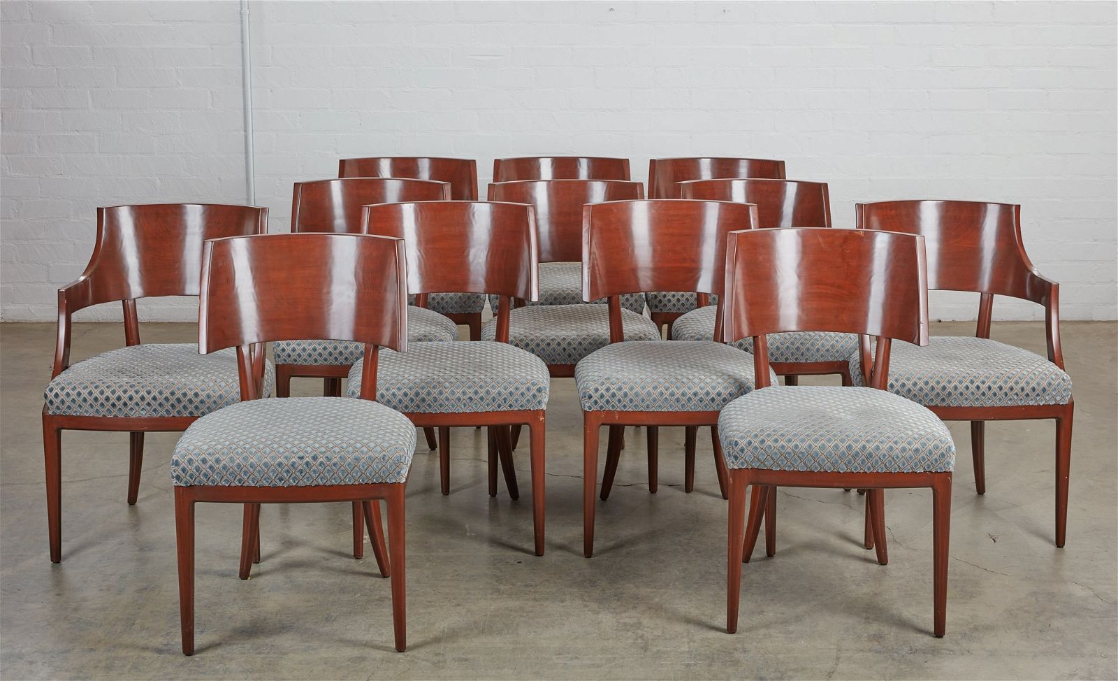 A SET OF 12 A. RUDIN 729 DINING