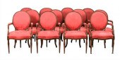 A SET OF 16 GEORGE III STYLE M
