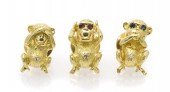A Set of 18 Karat Yellow Gold