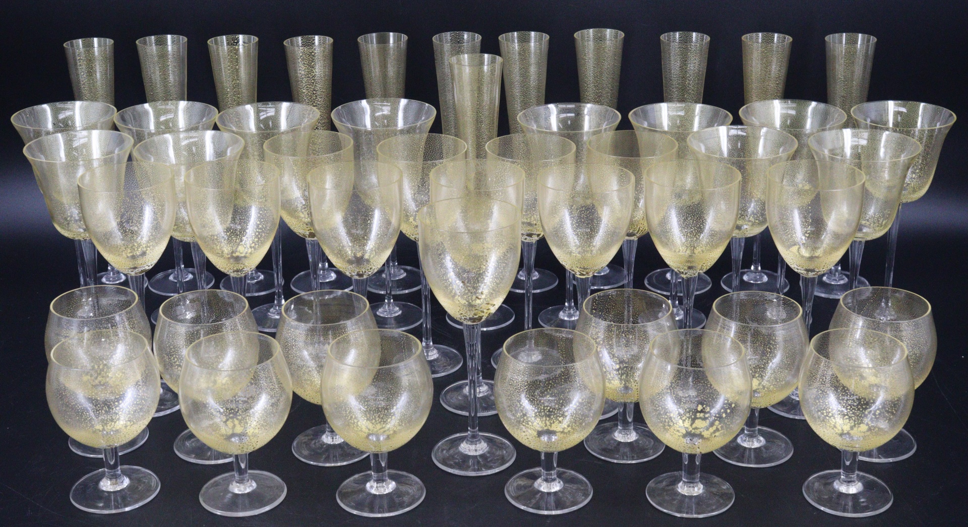 A SET OF 48 OTTO FRANEK GOLD