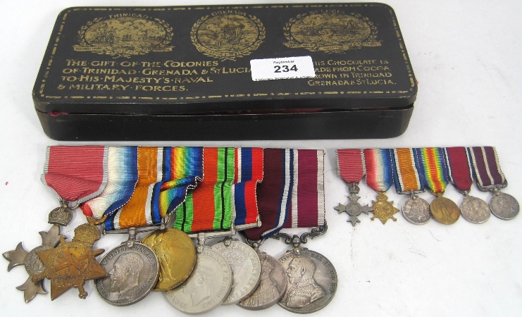 A Set of 8 Medals Awarded to