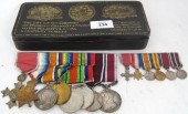 A Set of 8 Medals Awarded to P