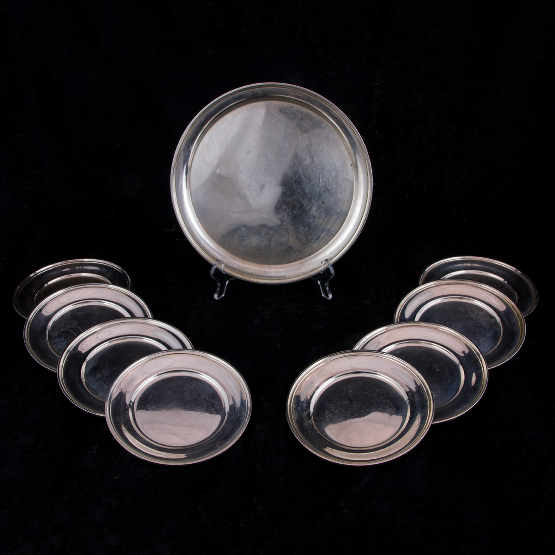 A (SET OF 8) S KIRK & SON