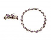A SET OF ANTONIO PINEDA SILVER