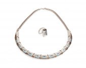 A SET OF ANTONIO PINEDA SILVER