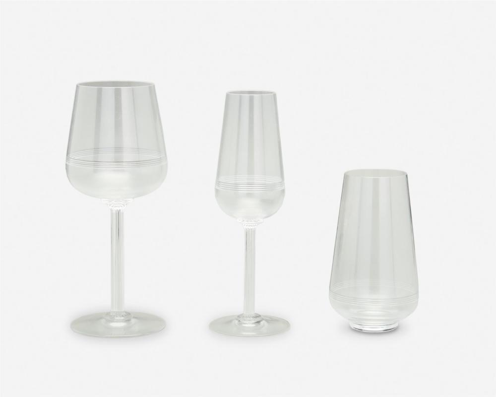 A SET OF BACCARAT "ATHENA" CUT