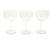 A SET OF BACCARAT CRYSTAL WINE