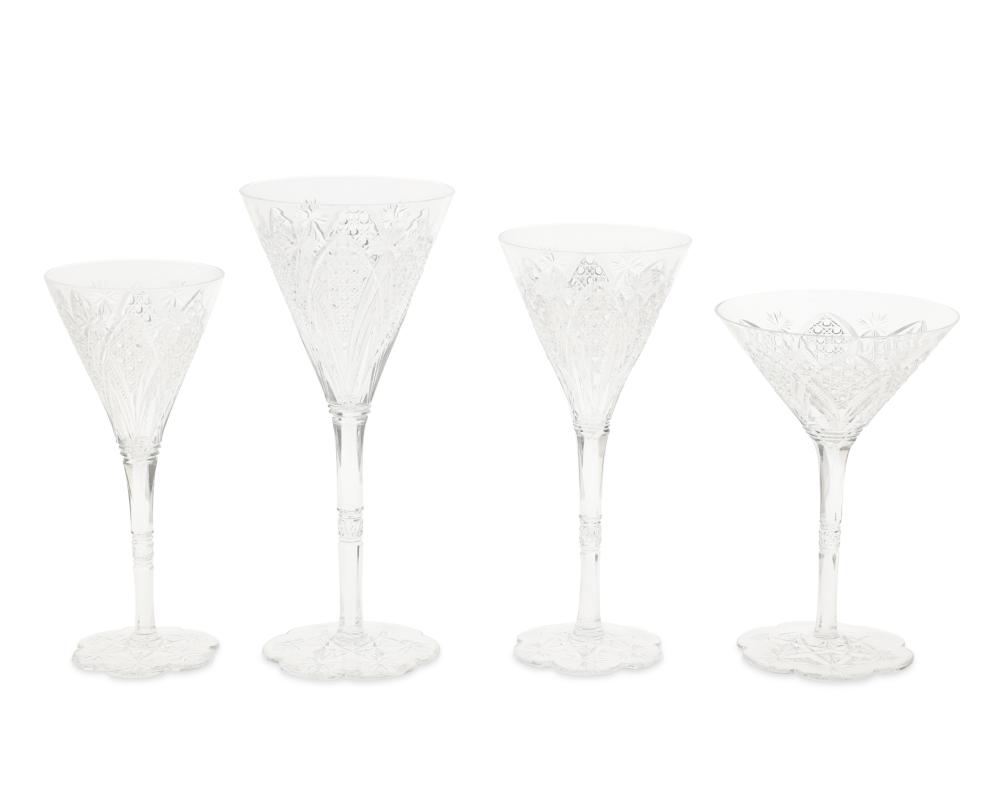 A SET OF BACCARAT "ELBEUF"
