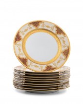 A SET OF BAVARIAN PORCELAIN DI