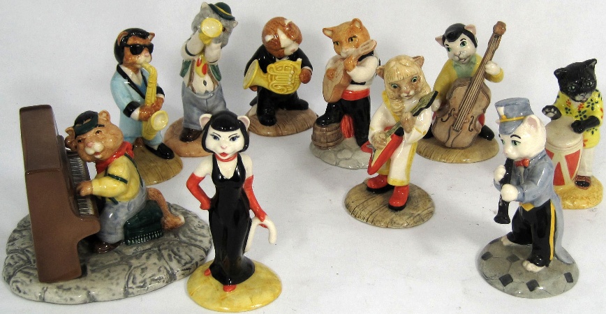 A set of Beswick Cats Chorus