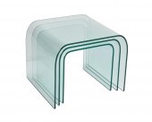 A SET OF CONTEMPORARY GLASS WA