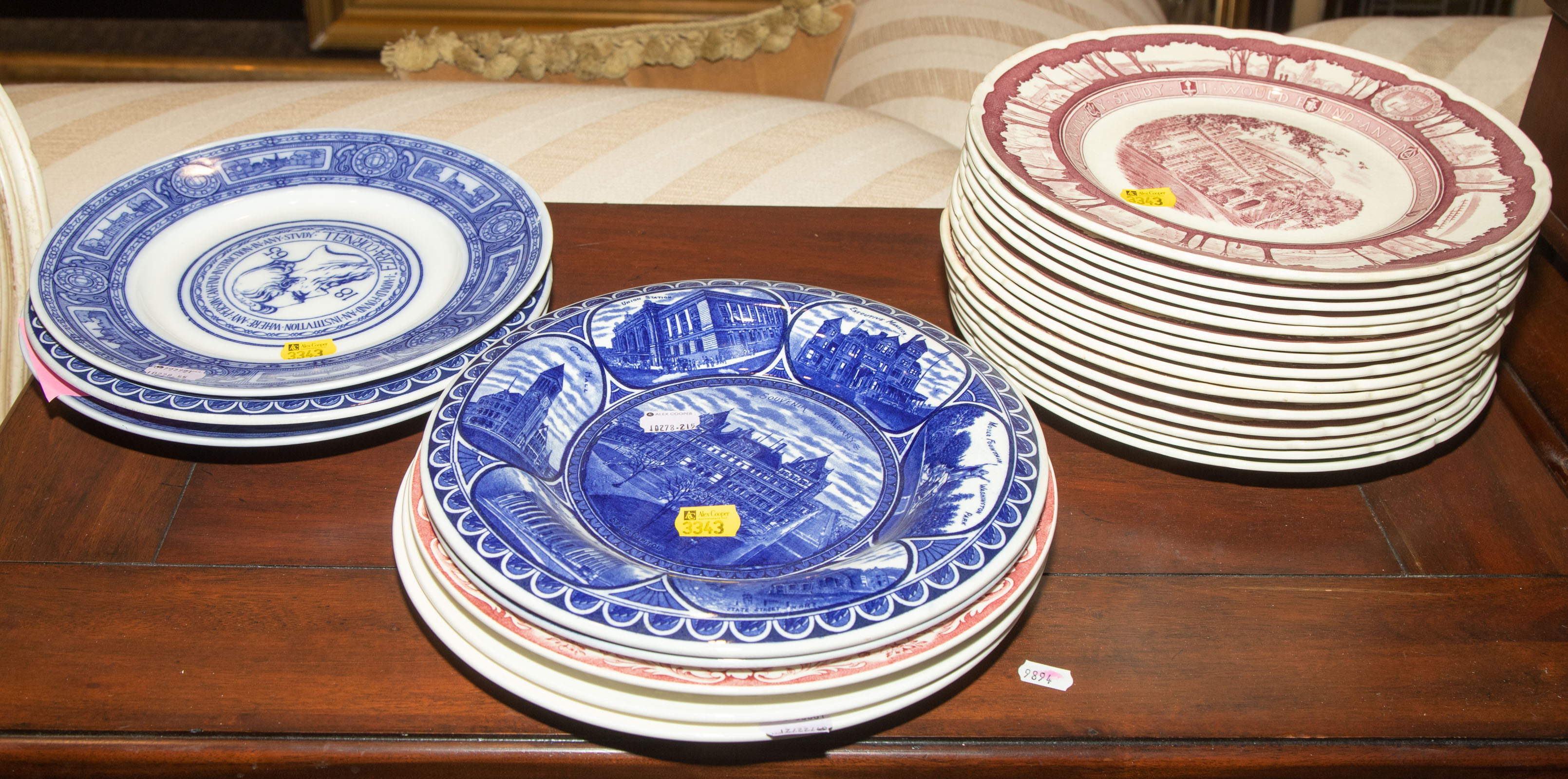 A SET OF CORNELL & OTHER SOUVENIR