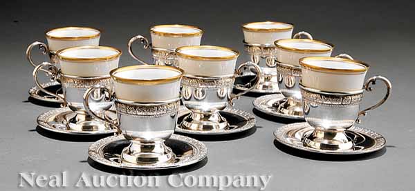 A Set of Eight American Sterling