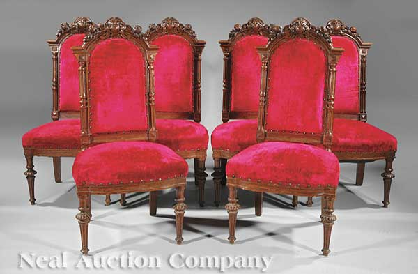 A Set of Eight American Highly