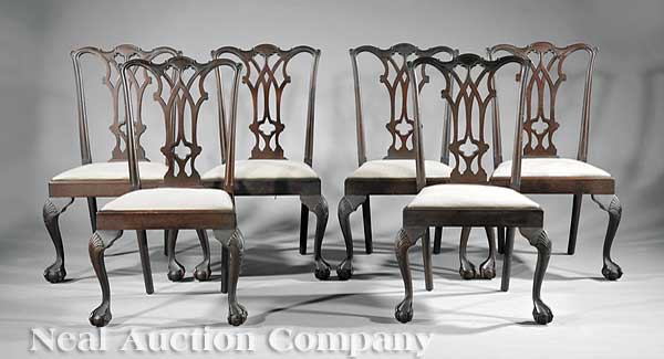 A Set of Eight Antique