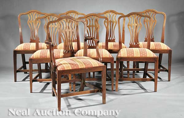 A Set of Eight Antique