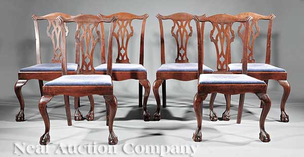 A Set of Eight Antique George