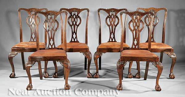 A Set of Eight Antique George