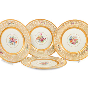 A Set of Eight Bavarian Parcel Gilt