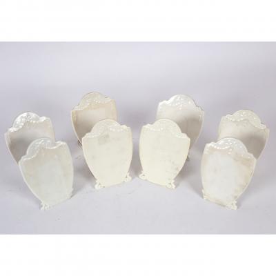 A set of eight Copeland white