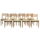 A SET OF EIGHT DANISH MODERN A