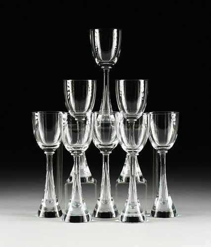 A SET OF EIGHT DANISH MODERN