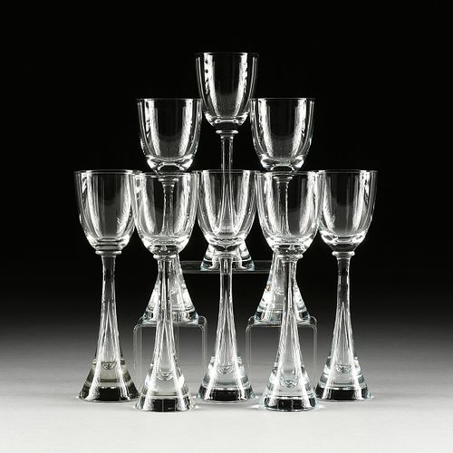 A SET OF EIGHT DANISH MODERN