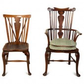 A Set of Eight English Carved
