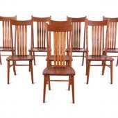 A Set of Eight Gary Weeks Stud