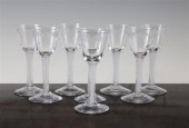 A set of eight George III opaq