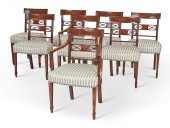 A SET OF EIGHT GEORGE III INLA