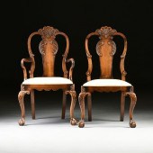 A SET OF EIGHT GEORGE II STYLE