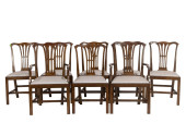 A SET OF EIGHT GUMPS CHIPPENDA