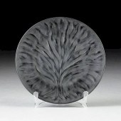 A SET OF EIGHT LALIQUE FROSTED