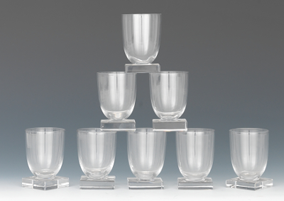 A Set of Eight Libbey-Nash