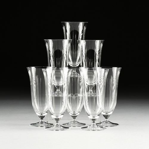 A SET OF EIGHT LOBMEYR