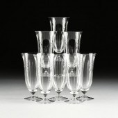 A SET OF EIGHT LOBMEYR "PATRIC