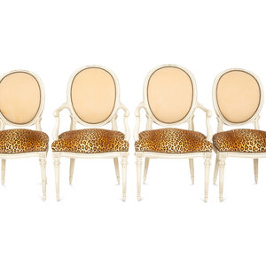 A Set of Eight Louis XVI Style